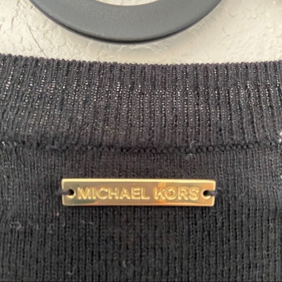 Michael Michael Kors Black Top / Gold Studded - Picture 6 of 8